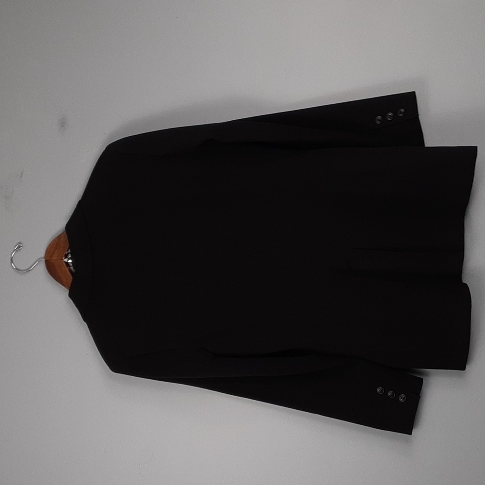 The Limited Double Breasted Black Fitted Stretch Blazer Suit Jacket - Picture 7 of 10